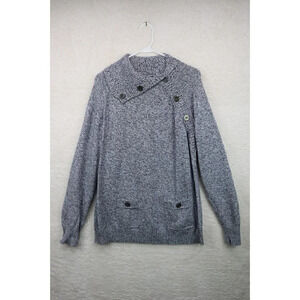 Karen Scott Women's Cotton Knit Marled Sweater Tunic-Size XL